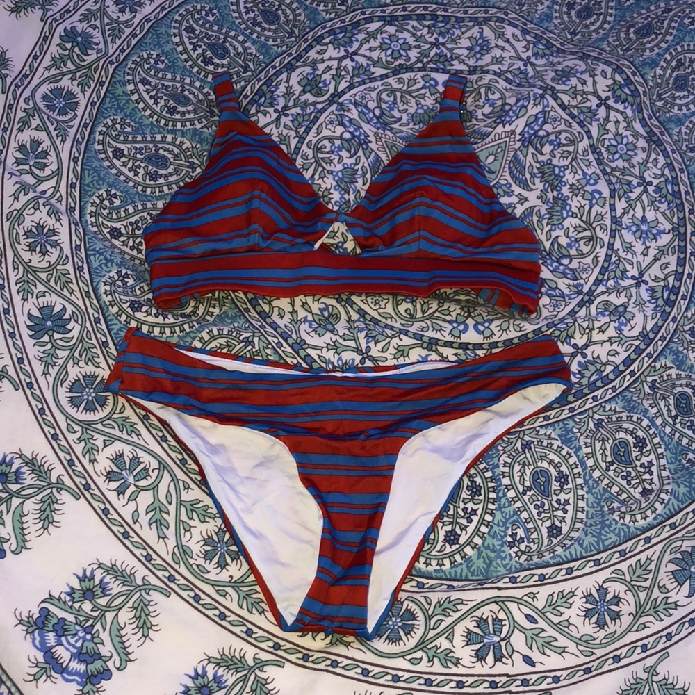 Blue and Red Bikini Set (BRAND NEW)